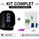 Kit COMPLET de TENSION + GLYCÉMIE