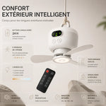 Ventilateur de plafond portable
