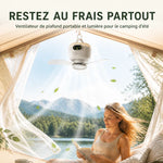 Ventilateur de plafond portable