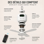Ventilateur de plafond portable